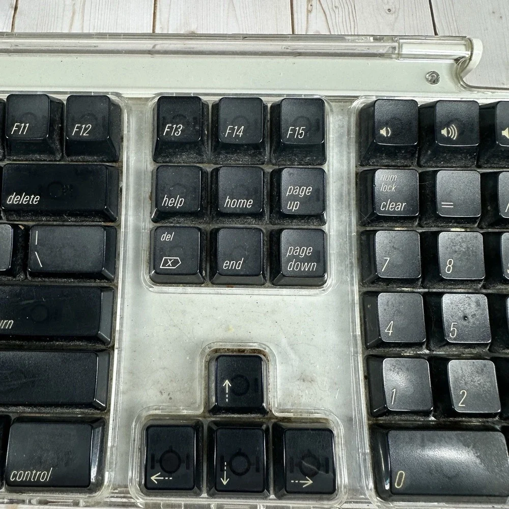 Apple Pro Keyboard Macintosh M7803‎ Power Mac USB Keyboard Wired Tested Works